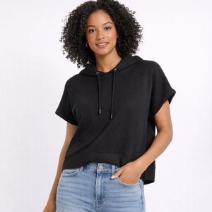 HYBA BLACK LOOSE TOP SIZE LARGE